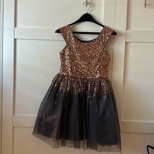 Beautiful girls sequence and tul dress.